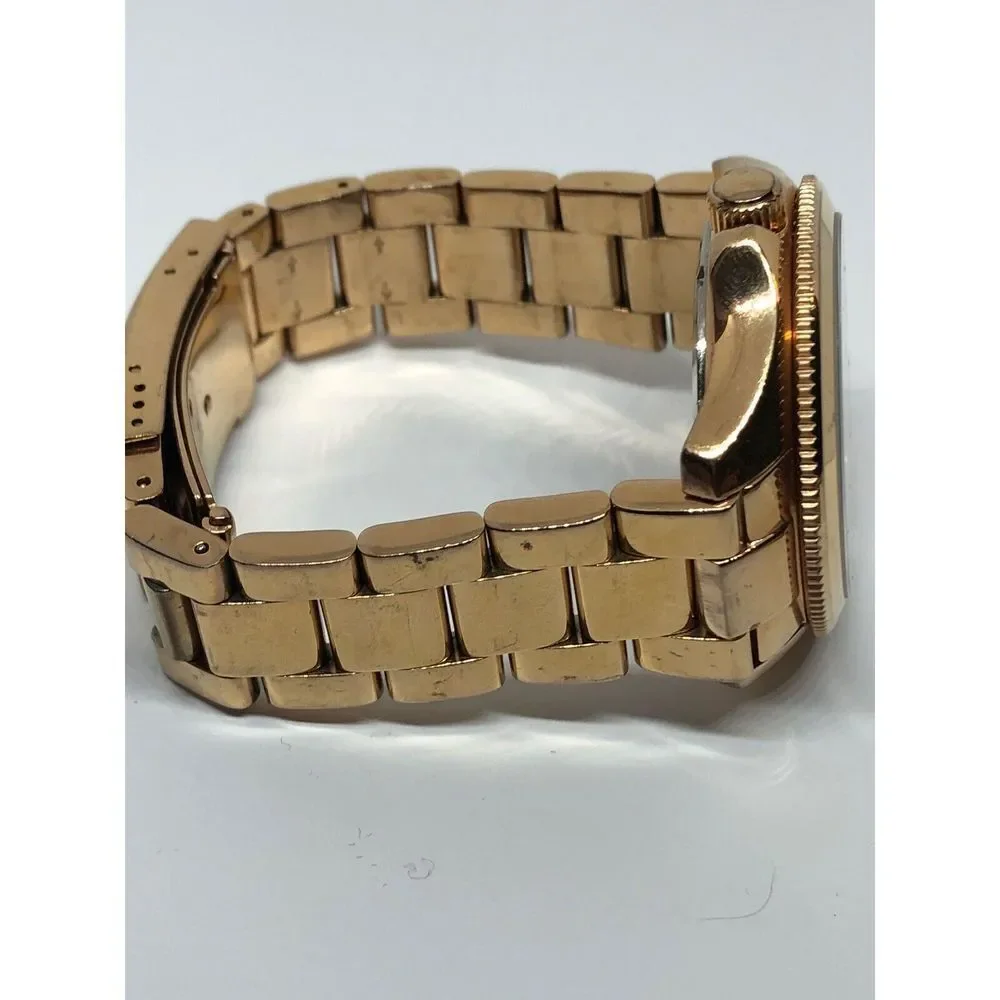 Fossil AM4533 Women's Stainless Steel Analog Taupe Dial Quartz Wrist Watch QB312